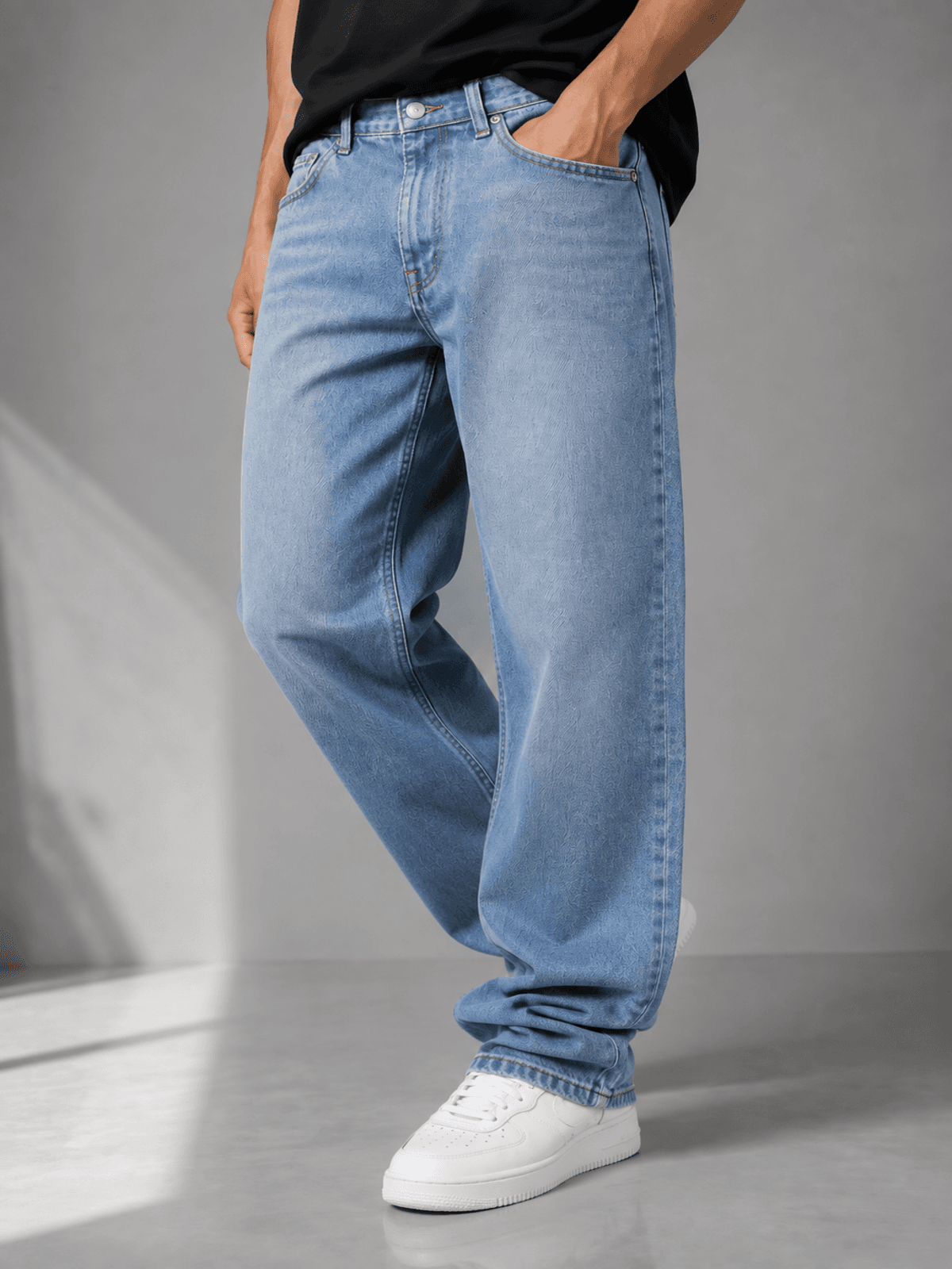 Straight Loose Fit Jeans